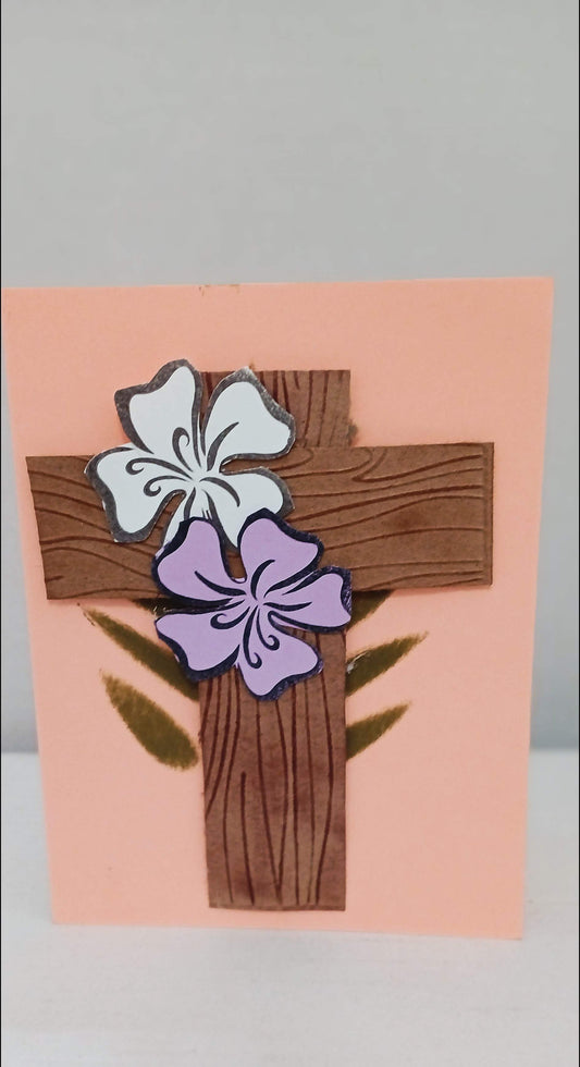 Flowers & Cross